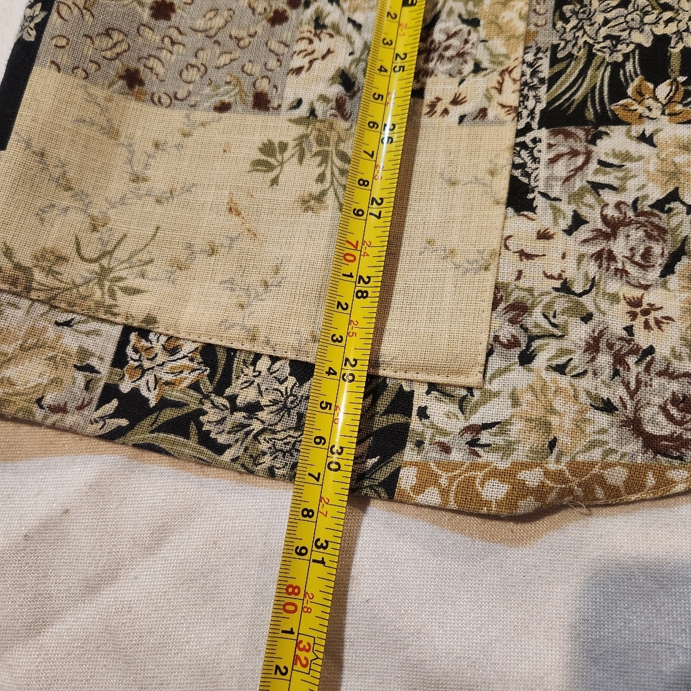 Toby Patchwork Floral Quilted Jacket Neutral Xl - image 8